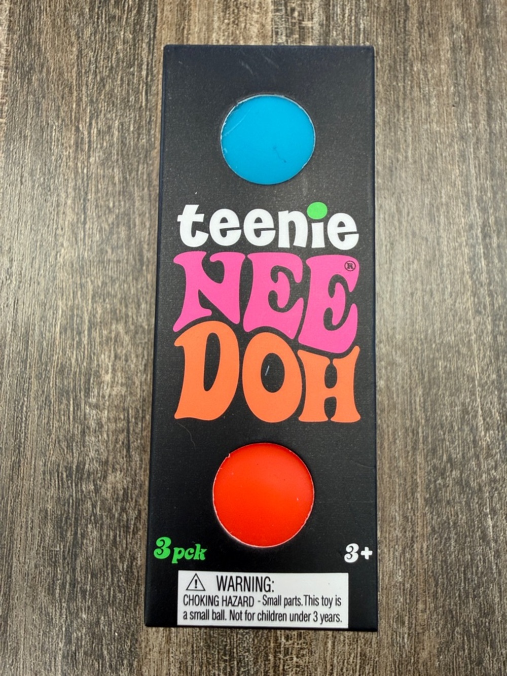 NEE DOH Kids Toy 3-Pack - Blue & Orange